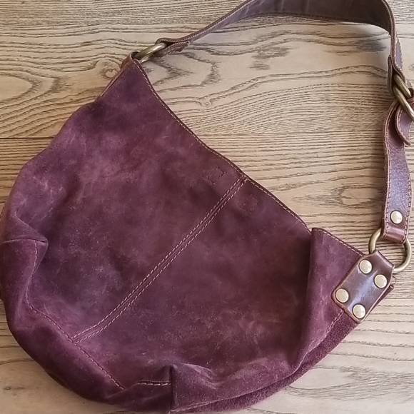 Lucky Brand Handbags - Lucky Brand Suede Hobo